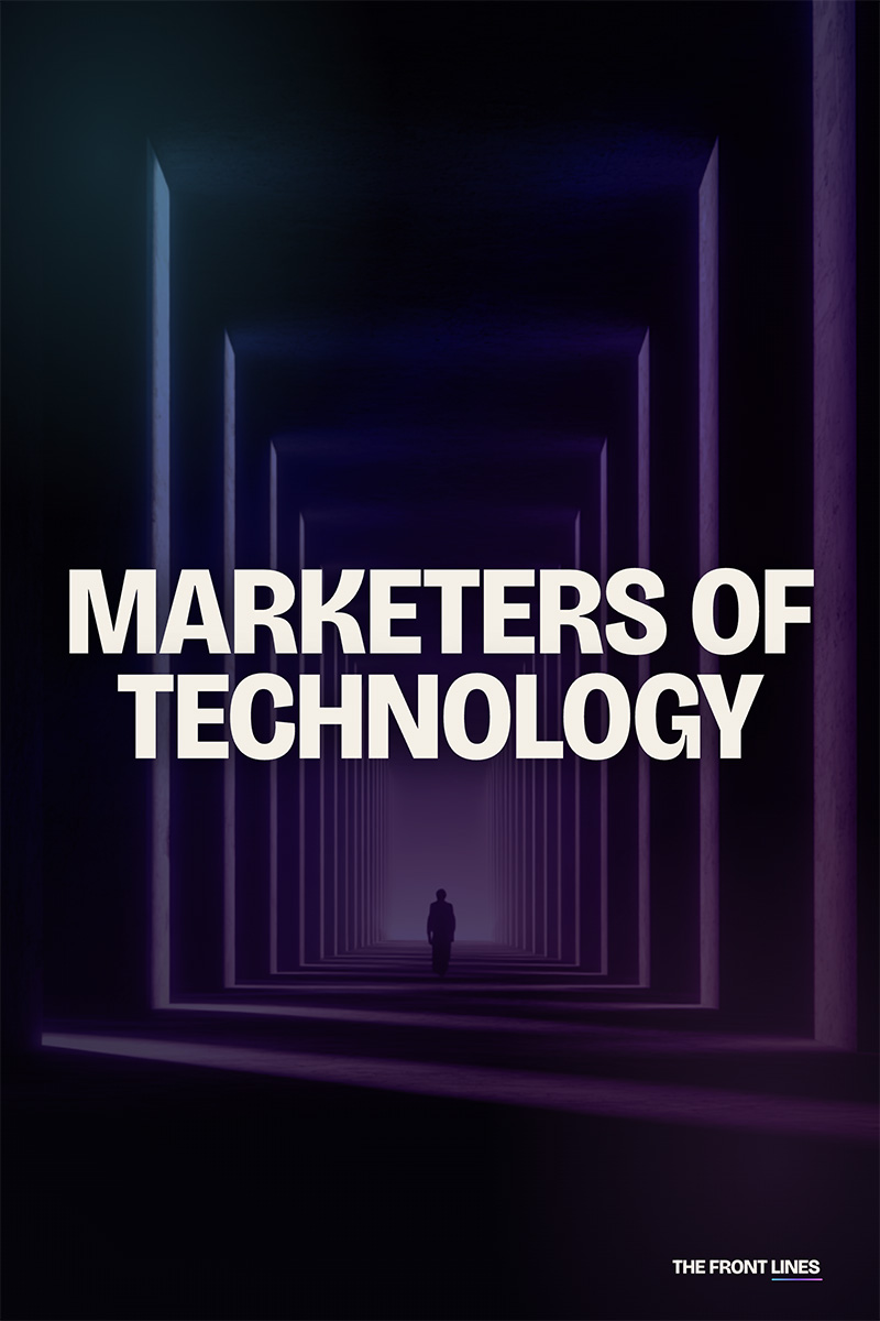 Marketers of Technology podcast cover by Front Lines, featuring Max Hoffer of Stack Finder on AI readiness, data hygiene and GTM systems